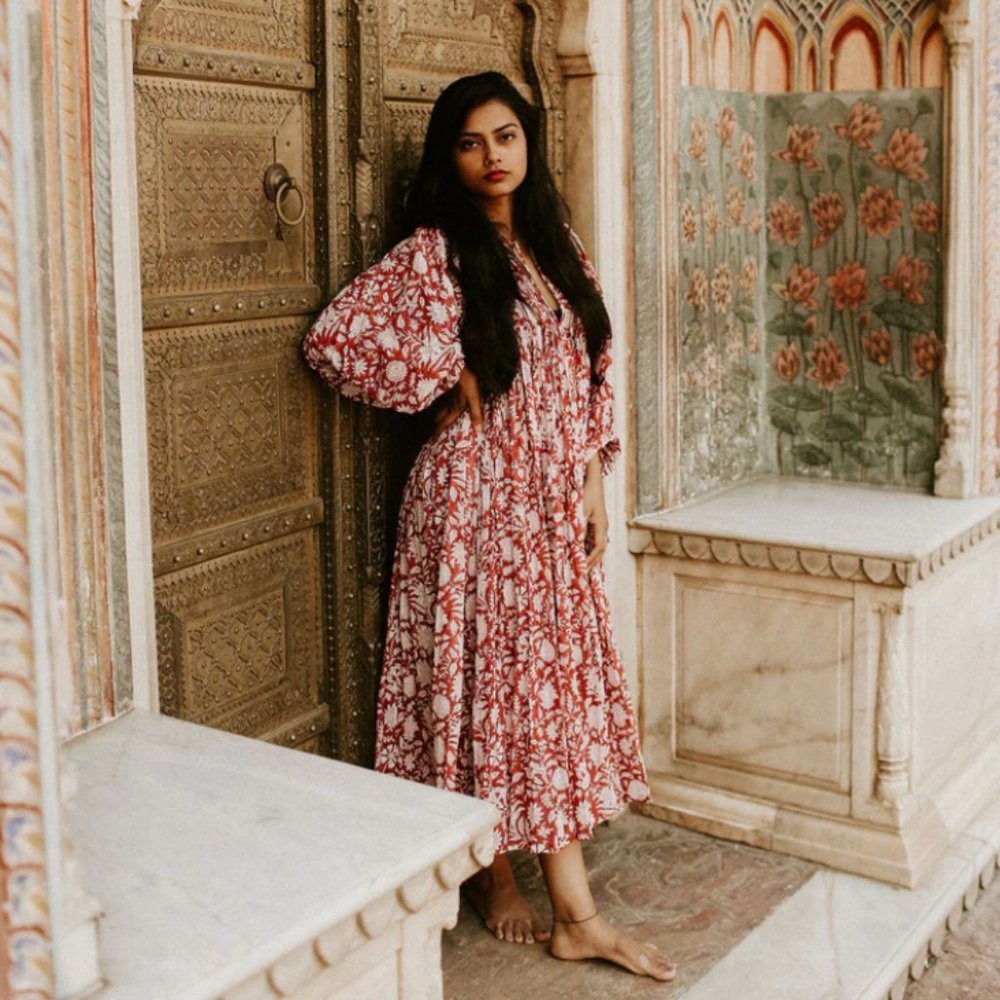 Daughters of India Kyra Midi dress S, NWT never worn, $140 OBO